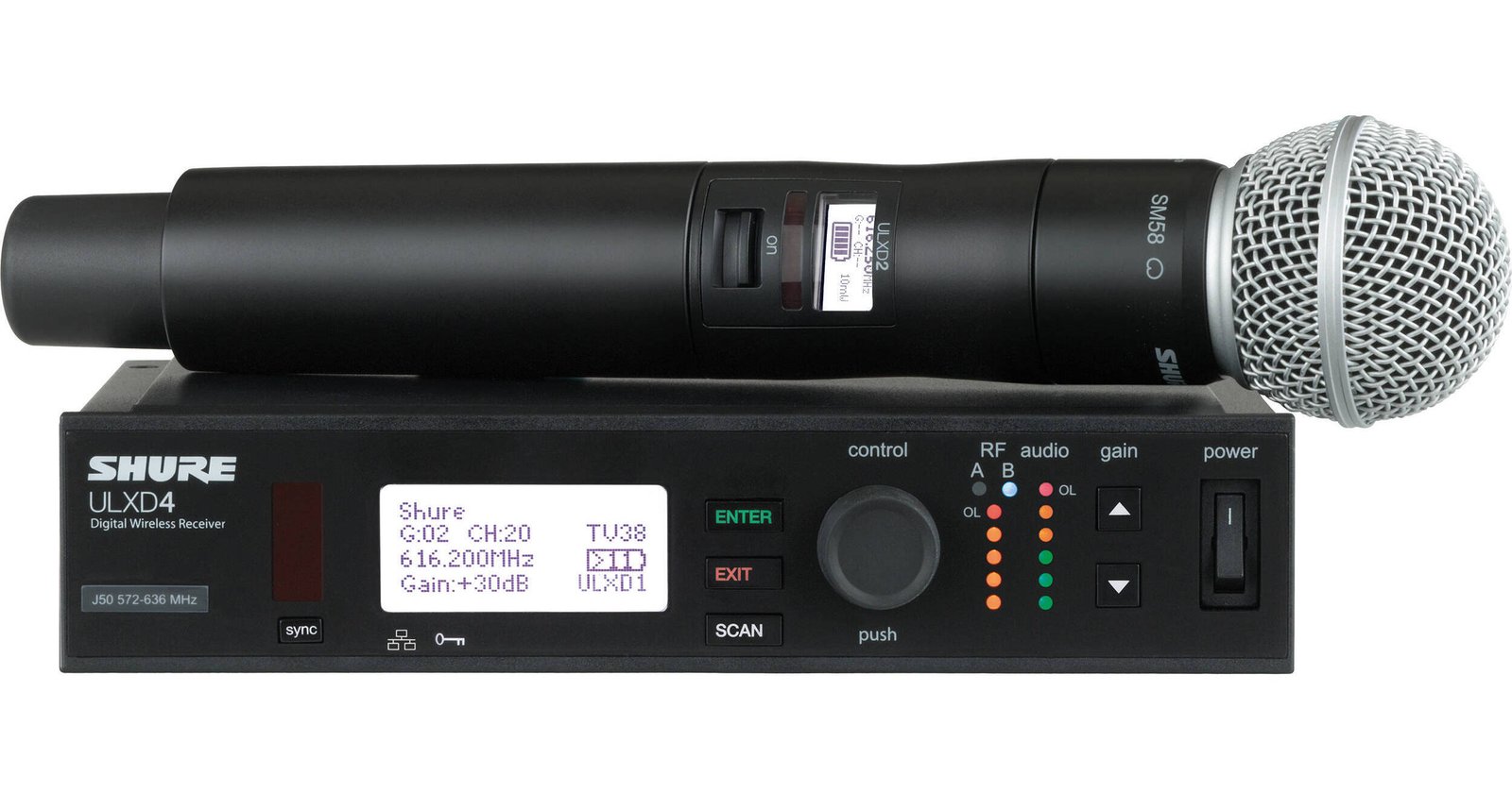 PACK Shure ULXD24/SM58